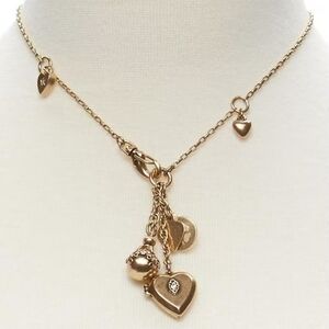 Victorian Style Dangling Charms Locket Necklace